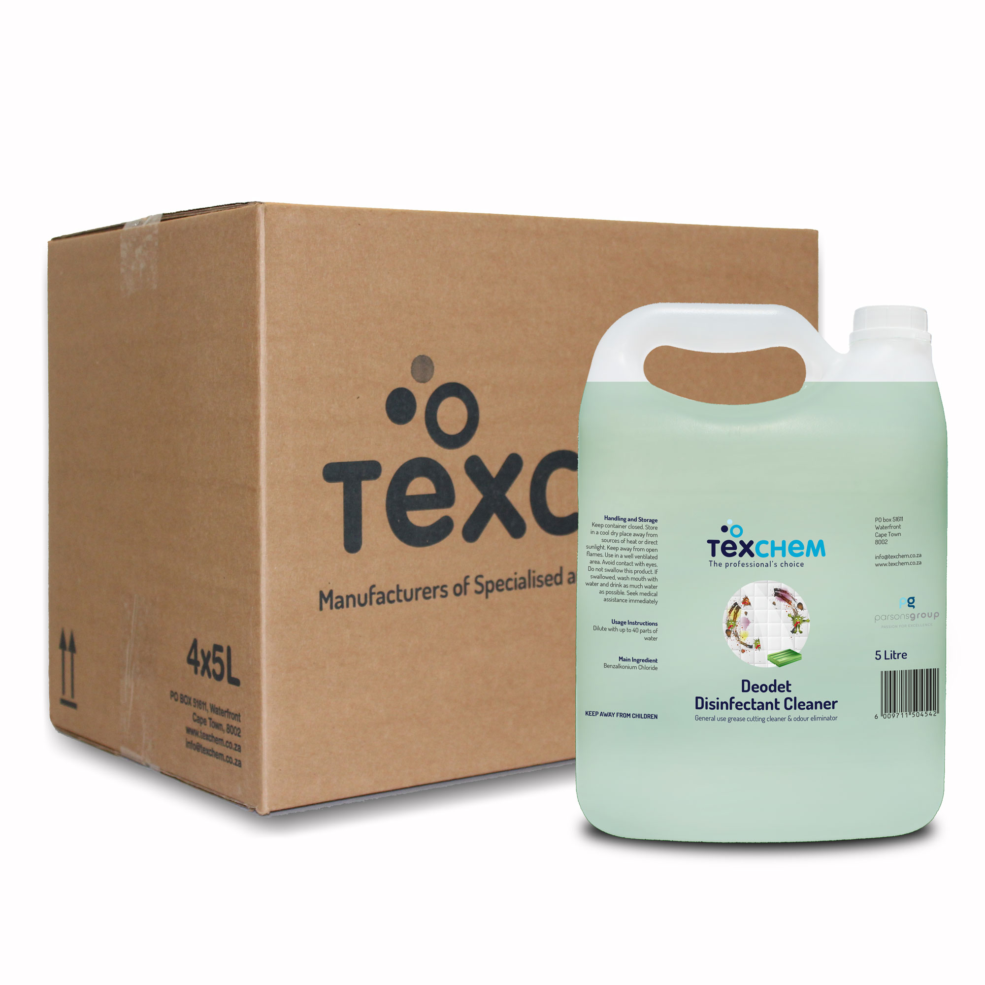Texchem ™ - Jnt - Deodet - Laundry Liquid - Box (4x5ltr)