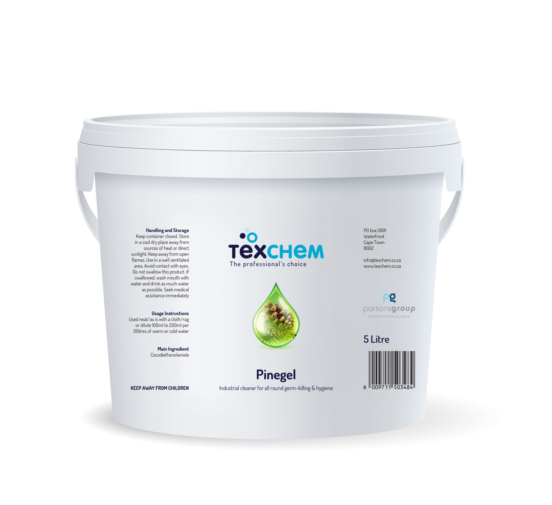 Texchem ™ - Jnt - Pinegel - Gel / Thick Liquid - 5ltr Bucket