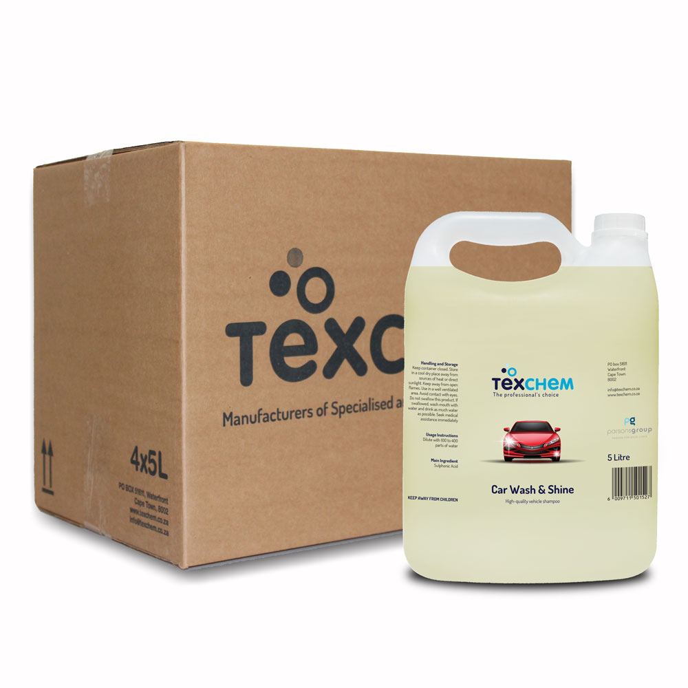 Texchem - Aut - Car Wash&Shine - Liquid - Box (4x5ltr)