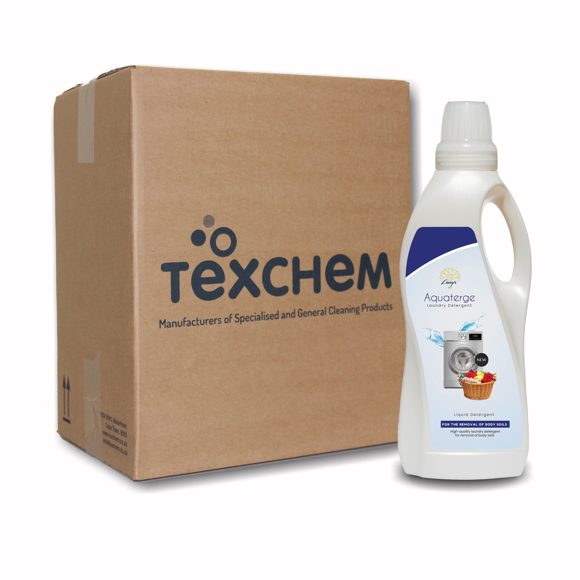 Texchem ™ - Lnd - Laundry Liquid - Aquaterge ™ - Laundry Liquid - Box (5x2ltr)