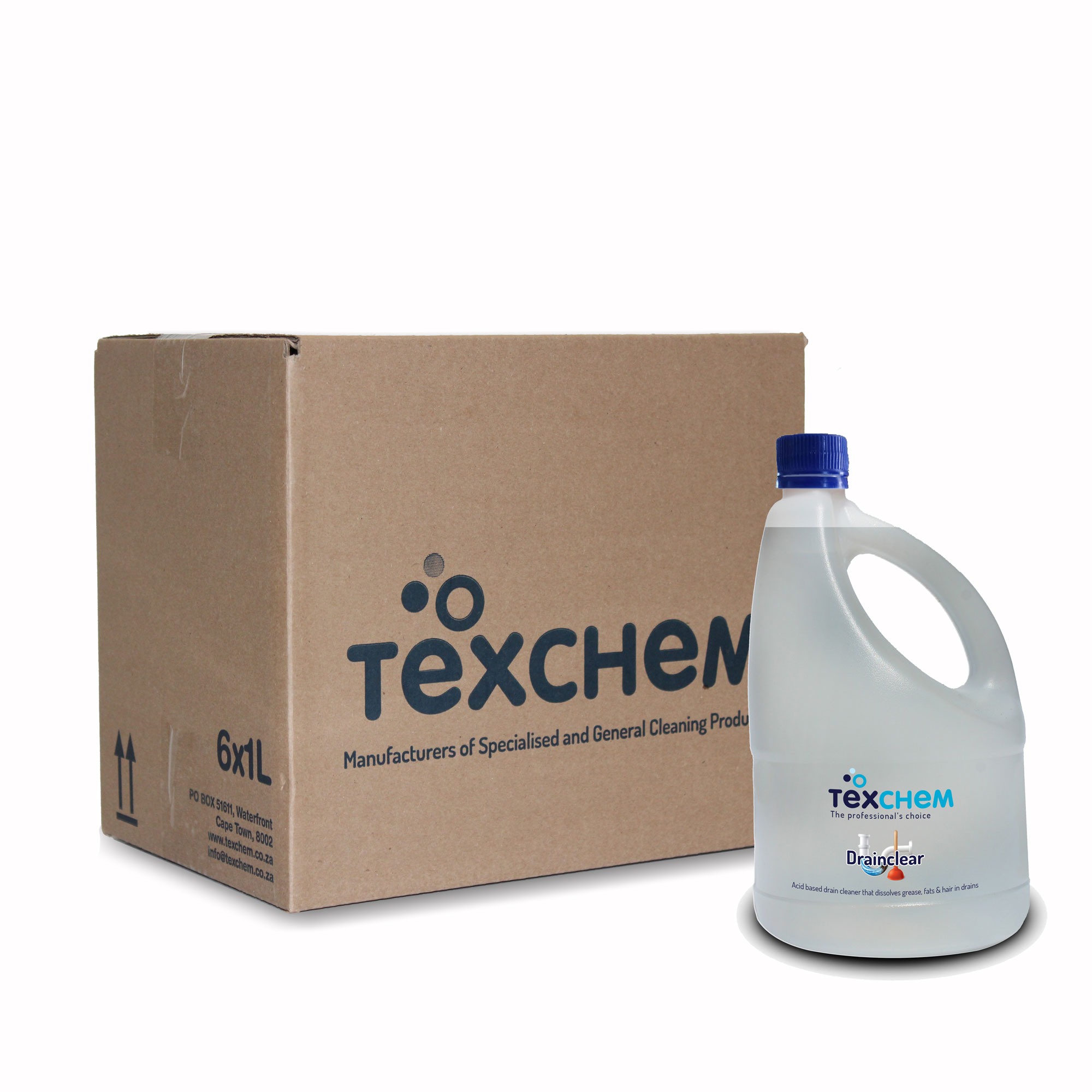 Texchem ™ - Jnt - Drainclear - Laundry Liquid - Box (6x1ltr)