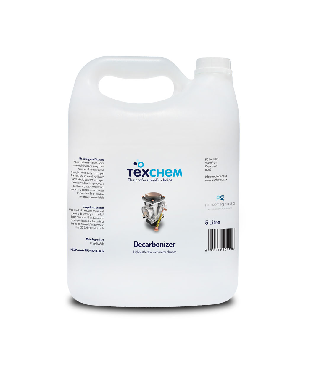 Texchem - Ind - Decarbonizer - Liquid - 5ltr Can